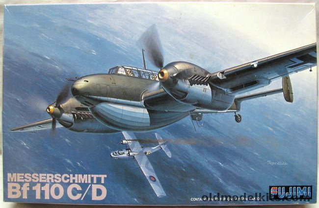 Fujimi 1/48 Messerschmitt Bf-110 C/D, Q-2 plastic model kit